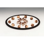 Zcp 137 Aynalı Teşhir Standı / Oval 40 x 60 cm