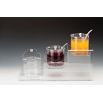 Zcp 195 Polycarbonat Sosluk Reçellik Standı / 1.5 Litre 59 x 22,5 x h: 35 cm