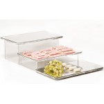 Zcp 436 Aynalı Teşhir Standı / Merdiven 40,5 x 25 x h: 2, 8,5, 16 cm
