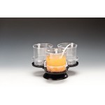 Zcp 210 Döner Polycarbonat Sosluk Reçellik Standı / 1.5 Litre 36 x 36 x h: 23 cm