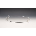 Zcp 583 Akrilik Teşhir Standı/oval 60x40 cm