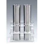 Zkc 7000 - t Akrilik Standlı Tuzluk - Biberlik Takımı h: 13 cm  