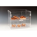 Zcp 263 - 2 Polycarbonat Tepsili Teşhir Standı 45 x 31 x h: 37 cm