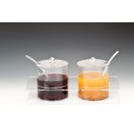 Zcp 084 Polycarbonat Sosluk Reçellik Standı / 2.1 Litre 43 x 21 x h: 18 cm