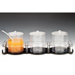 Zcp 132 - m Polycarbonat Sosluk Reçellik Standı / 2.1 Litre 21 x 65 x h: 18 cm