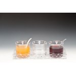 Zcp 197 Polycarbonat Sosluk Reçellik Standı / 1.5 Litre 51,5 x 19 x h: 15 cm