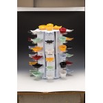 Zcp 581 Döner Minimel Teşhir Standı/52'li 48xh:52 cm
