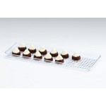 Zcp 460 Polycarbonat çikolata Teşhir Tepsi 10 x 30 cm