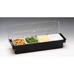 Zcp 304 - s Polycarbonat Kapaklı bar Konteyner 50 x 16 x h: 9,5 cm
