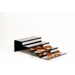 Zcp 216 Aynalı Teşhir Standı / 4 Basamaklı 39 x 60 x h: 18 cm