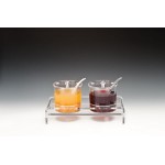 Zcp 201 Polycarbonat Sosluk Reçellik Standı / 1.5 Litre 19,5 x 38 x h: 19 cm