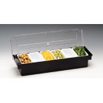 Zcp 306 - s Polycarbonat Kapaklı bar Konteyner 50 x 16 x h: 9,5 cm