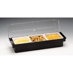 Zcp 303 - s Polycarbonat Kapaklı bar Konteyner 50 x 16 x h: 9,5 cm