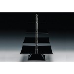 Zcp 633 - 3 Polycarbonat Teşhir Standı h: 50 cm (20x25x30x35 cm)